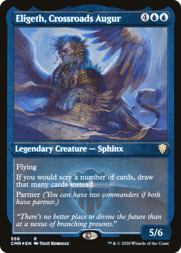 Eligeth, Crossroads Augur (556) [Commander Legends]  Foil