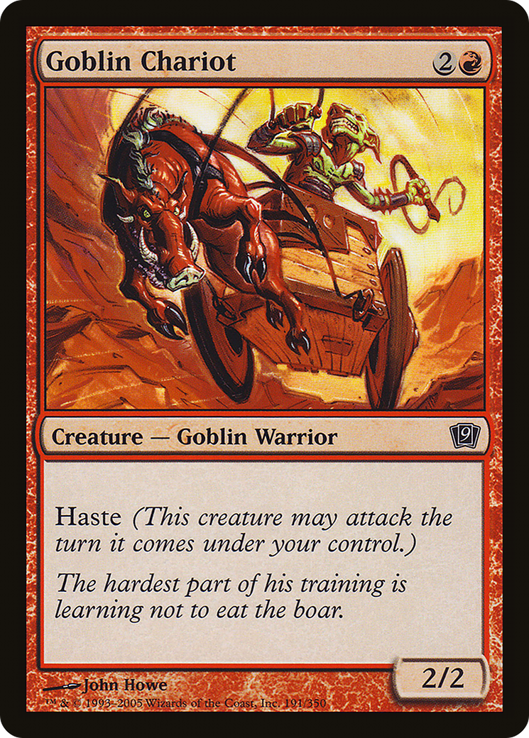 Goblin Chariot [Ninth Edition] Foil