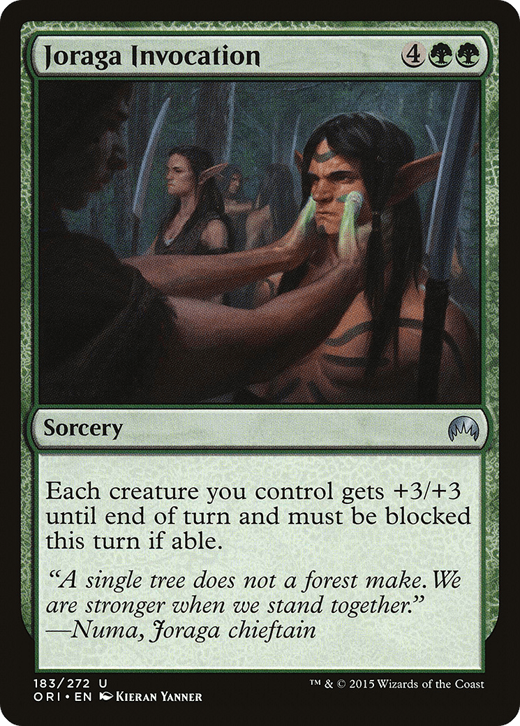 Joraga Invocation [Magic Origins] Foil