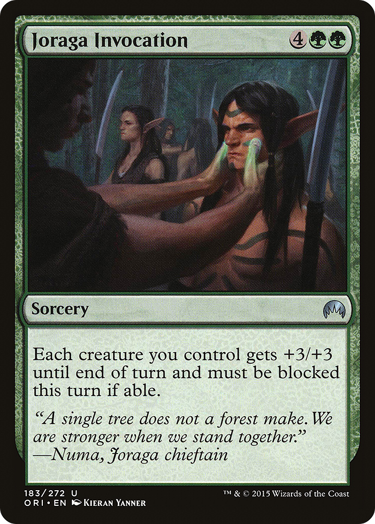 Joraga Invocation [Magic Origins] Foil