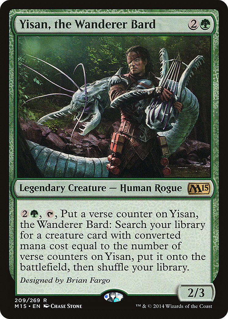 Yisan, the Wanderer Bard [Magic 2015] Foil