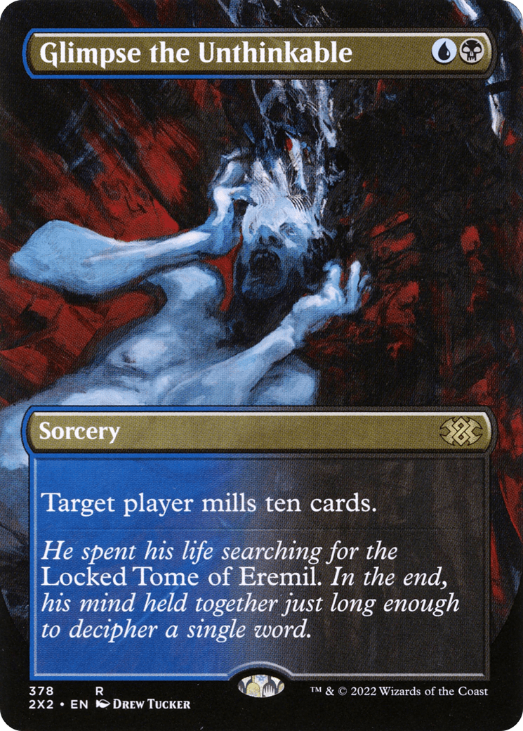 Glimpse the Unthinkable (Borderless Alternate Art) [Double Masters 2022] Foil