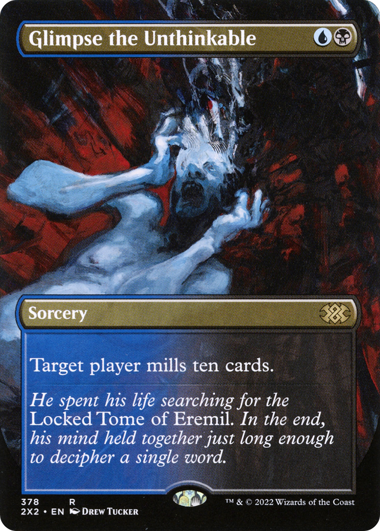 Glimpse the Unthinkable (Borderless Alternate Art) [Double Masters 2022] Foil