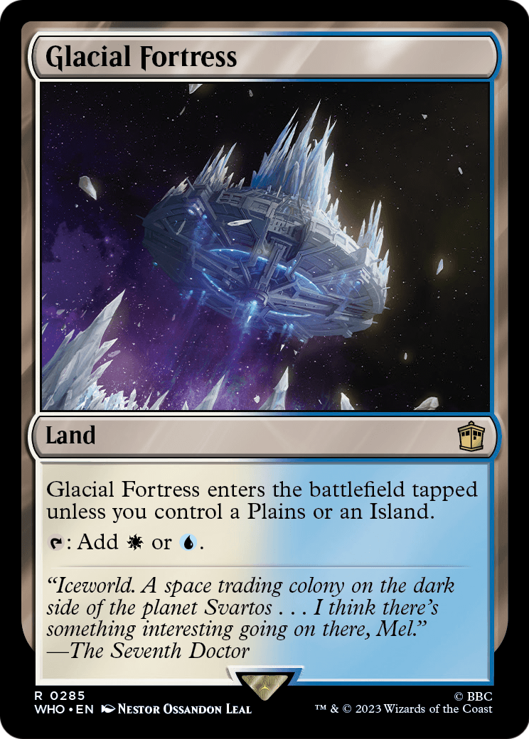 Glacial Fortress [Doctor Who] Foil