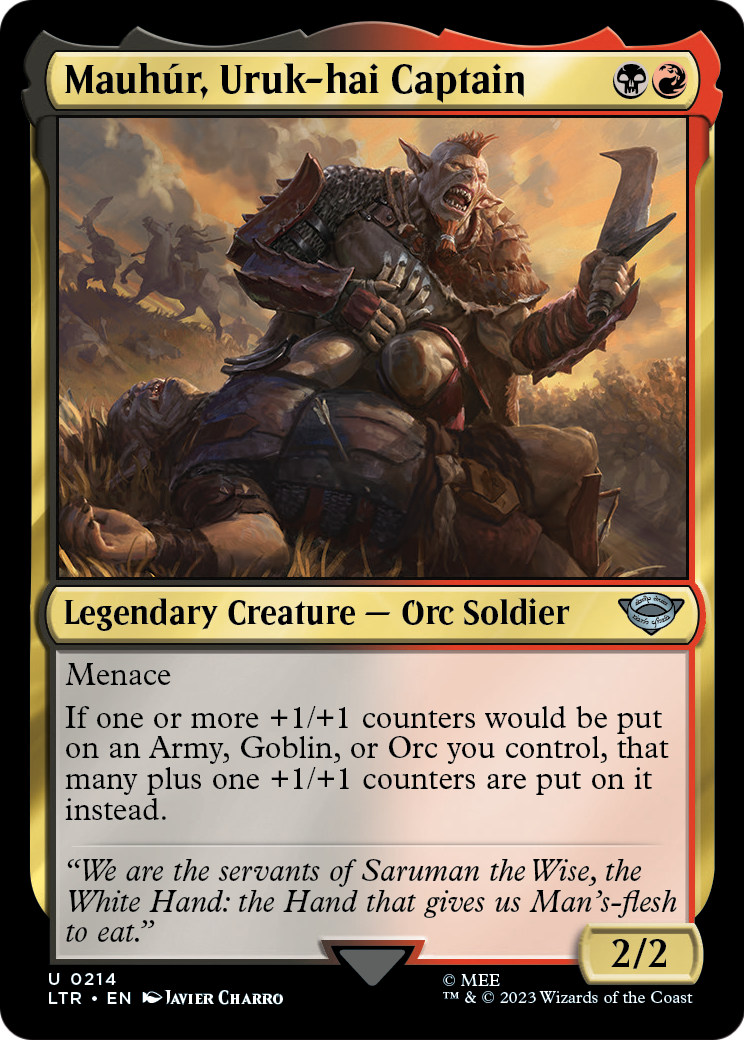 Mauhur, Uruk-hai Captain [The Lord of the Rings: Tales of Middle-Earth] Foil