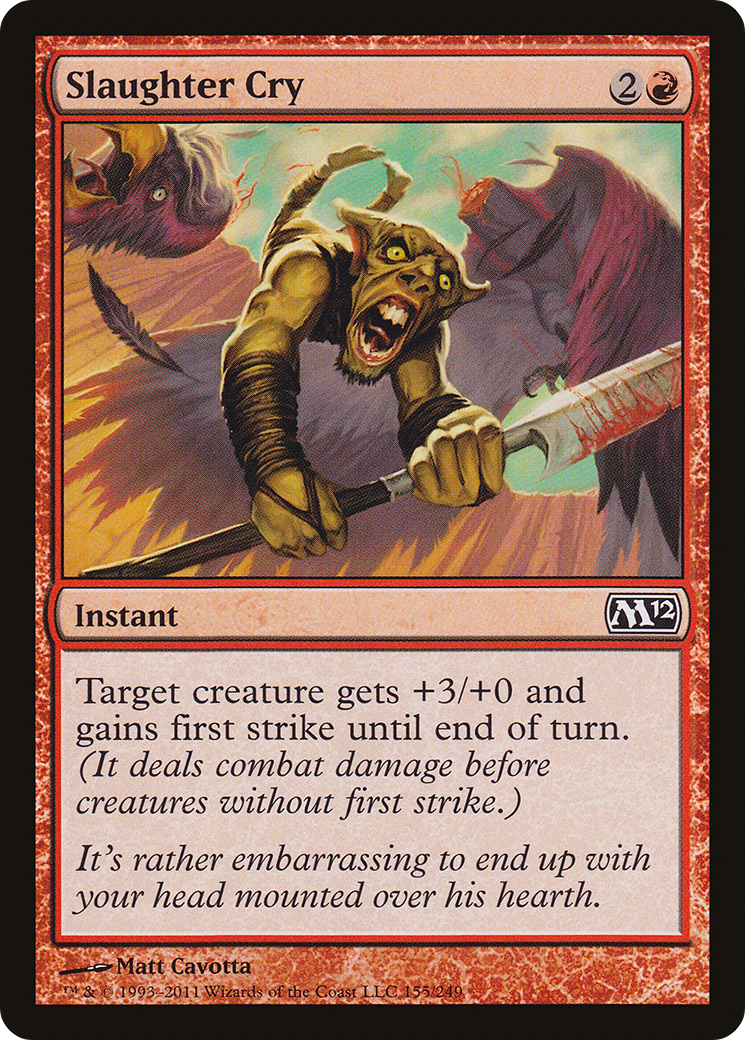 Slaughter Cry [Magic 2012] Foil