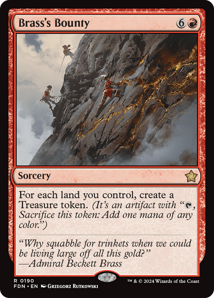 Brass's Bounty (FDN-190) - Foundations Foil