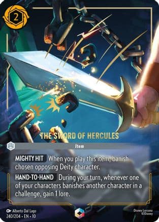 The Sword of Hercules (Enchanted) | Holofoil (240/204) [Whispers in the Well]