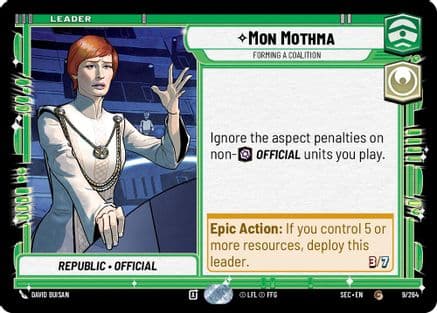 Mon Mothma - Forming a Coalition |  (9/264)  [Secrets of Power]