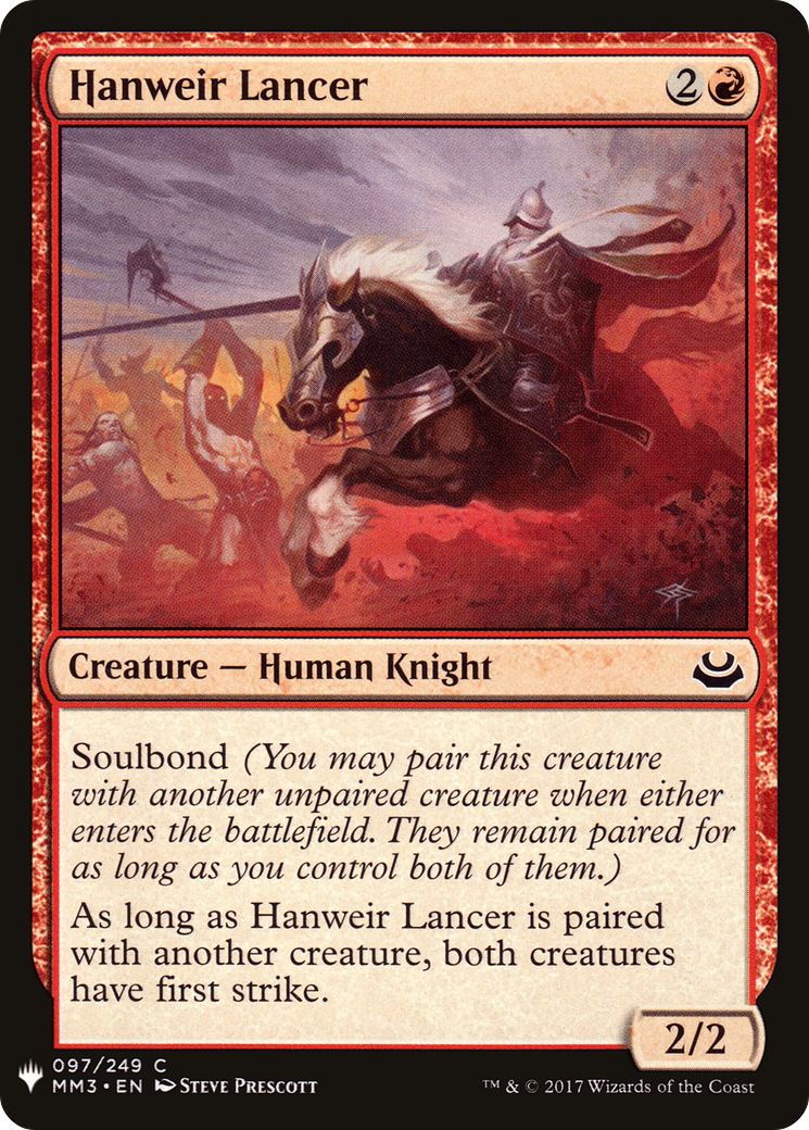 Hanweir Lancer |  (MM3-97) [The List]