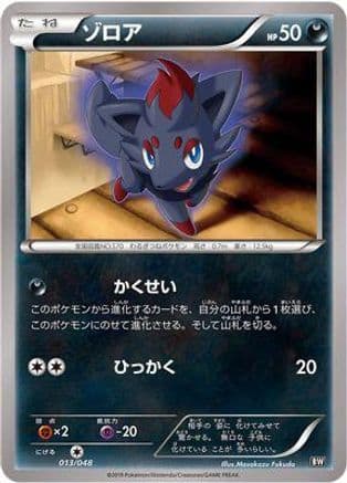 Zorua (013/048) (Japanese) - BW Extra Regulation Box