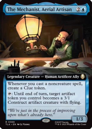 The Mechanist, Aerial Artisan (Extended Art) |  Foil (369) [Avatar: The Last Airbender]