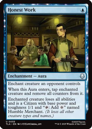 Honest Work |  Foil (055) [Avatar: The Last Airbender]