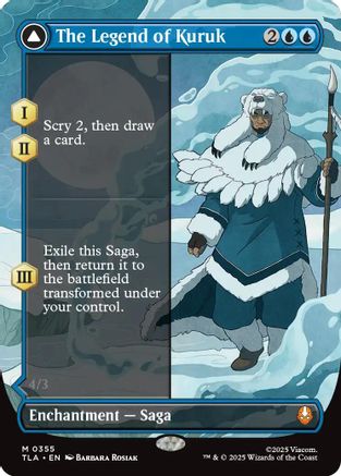 The Legend of Kuruk (Borderless) |  Foil (355) [Avatar: The Last Airbender]