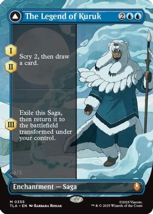 The Legend of Kuruk (Borderless) |  Foil (355) [Avatar: The Last Airbender]
