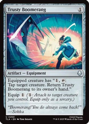 Trusty Boomerang |  Foil (260) [Avatar: The Last Airbender]