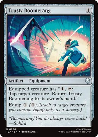 Trusty Boomerang |  Foil (260) [Avatar: The Last Airbender]