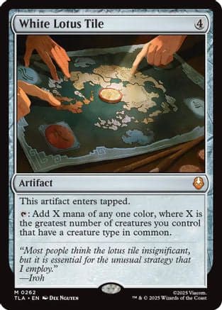 White Lotus Tile |  Foil (262) [Avatar: The Last Airbender]