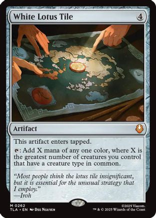 White Lotus Tile |  Foil (262) [Avatar: The Last Airbender]