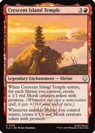 Crescent Island Temple |  Foil (126) [Avatar: The Last Airbender]