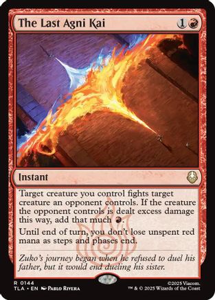 The Last Agni Kai |  Foil (144) [Avatar: The Last Airbender]