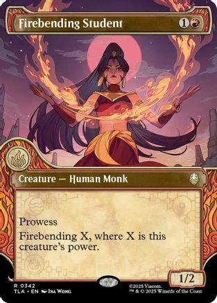 Firebending Student (Showcase) |  Foil (342) [Avatar: The Last Airbender]