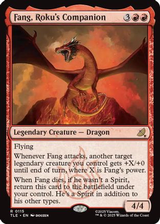 Fang, Roku's Companion |  Foil (115) [Avatar: The Last Airbender: Eternal-Legal]