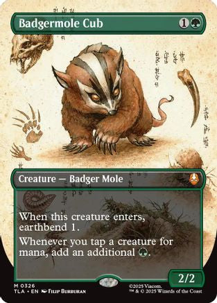 Badgermole Cub (Borderless) |  (326) [Avatar: The Last Airbender]