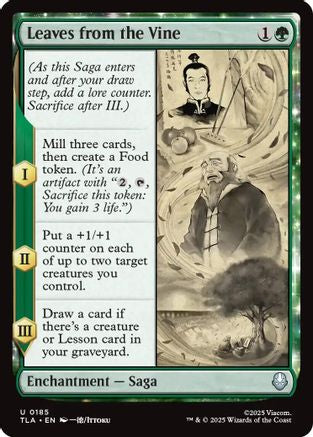 Leaves from the Vine |  Foil (185) [Avatar: The Last Airbender]