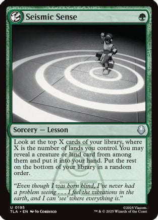 Seismic Sense |  Foil (195) [Avatar: The Last Airbender]