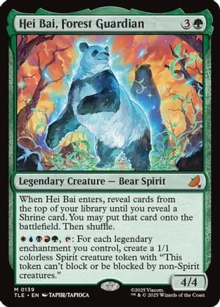 Hei Bai, Forest Guardian |  Foil (139) [Avatar: The Last Airbender: Eternal-Legal]