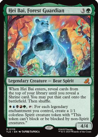 Hei Bai, Forest Guardian |  Foil (139) [Avatar: The Last Airbender: Eternal-Legal]