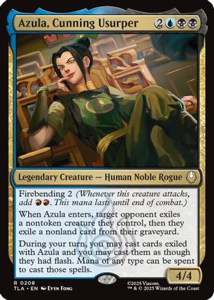 Azula, Cunning Usurper |  Foil (208) [Avatar: The Last Airbender]