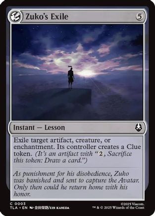 Zuko's Exile |  Foil (003) [Avatar: The Last Airbender]