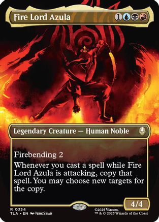 Fire Lord Azula (0334) (Borderless) |  (334) [Avatar: The Last Airbender]