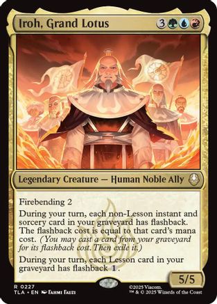 Iroh, Grand Lotus |  Foil (227) [Avatar: The Last Airbender]