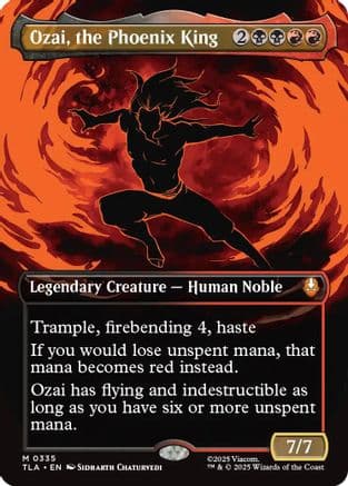 Ozai, the Phoenix King (0335) (Borderless) |  (335) [Avatar: The Last Airbender]