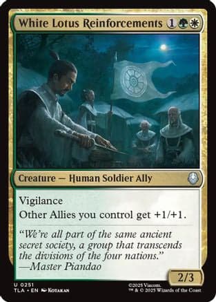 White Lotus Reinforcements |  Foil (251) [Avatar: The Last Airbender]