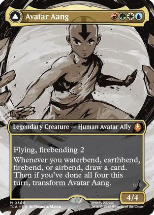 Avatar Aang (Borderless) |  Foil (308) [Avatar: The Last Airbender]
