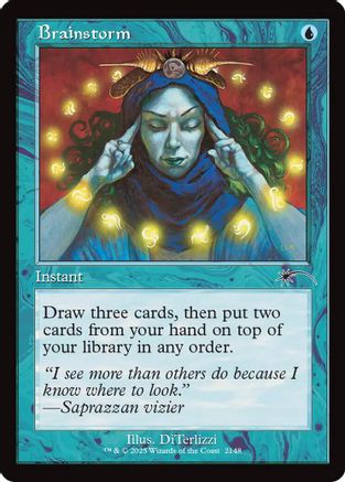 Brainstorm (2148) (Retro Frame) |  (2148) [Secret Lair Drop Series]