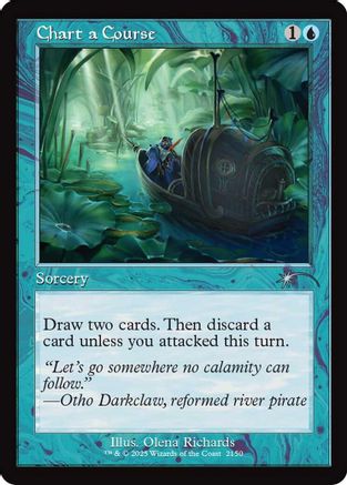 Chart a Course (Retro Frame) |  (2150) [Secret Lair Drop Series]