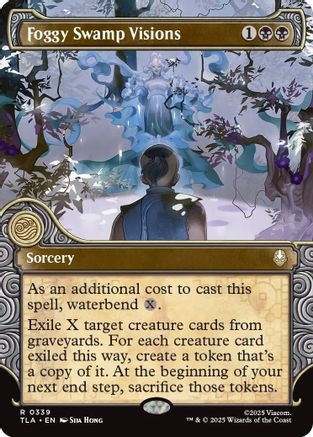 Foggy Swamp Visions (Showcase) |  Foil (339) [Avatar: The Last Airbender]