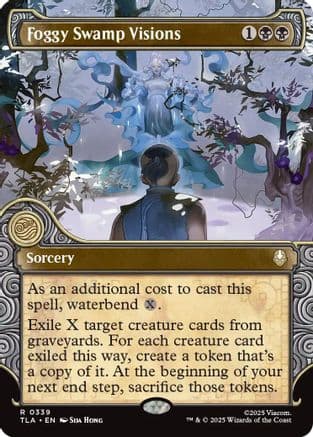 Foggy Swamp Visions (Showcase) |  Foil (339) [Avatar: The Last Airbender]