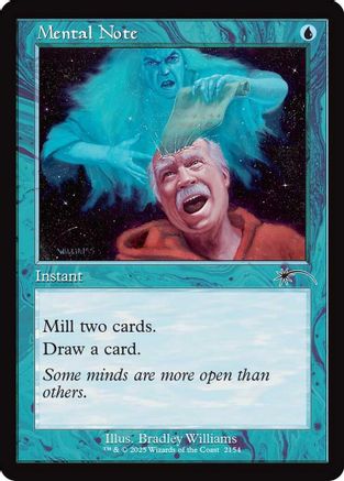 Mental Note (Retro Frame) |  (2154) [Secret Lair Drop Series]