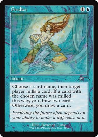 Predict (Retro Frame) |  (2156) [Secret Lair Drop Series]