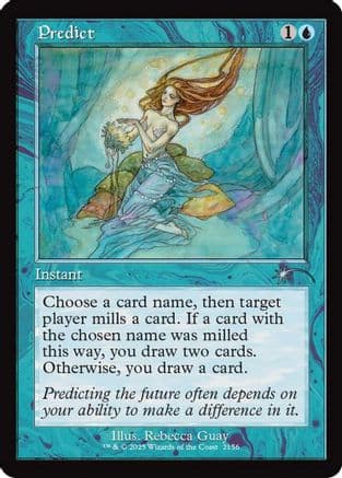 Predict (Retro Frame) |  (2156) [Secret Lair Drop Series]