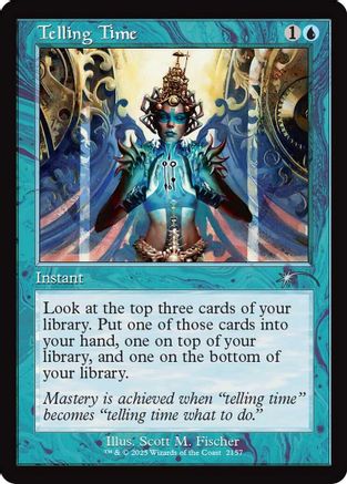 Telling Time (Retro Frame) |  (2157) [Secret Lair Drop Series]