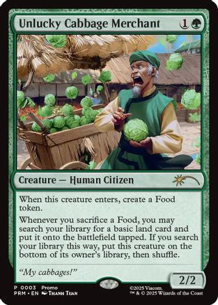 Unlucky Cabbage Merchant |  (003) [Unique and Miscellaneous Promos]
