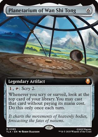 Planetarium of Wan Shi Tong (Extended Art) |  Foil (385) [Avatar: The Last Airbender]