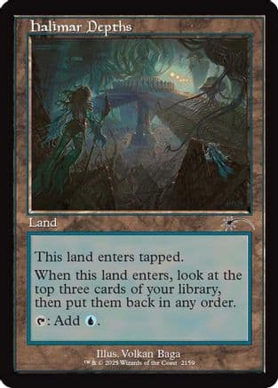 Halimar Depths (Retro Frame) |  (2159) [Secret Lair Drop Series]
